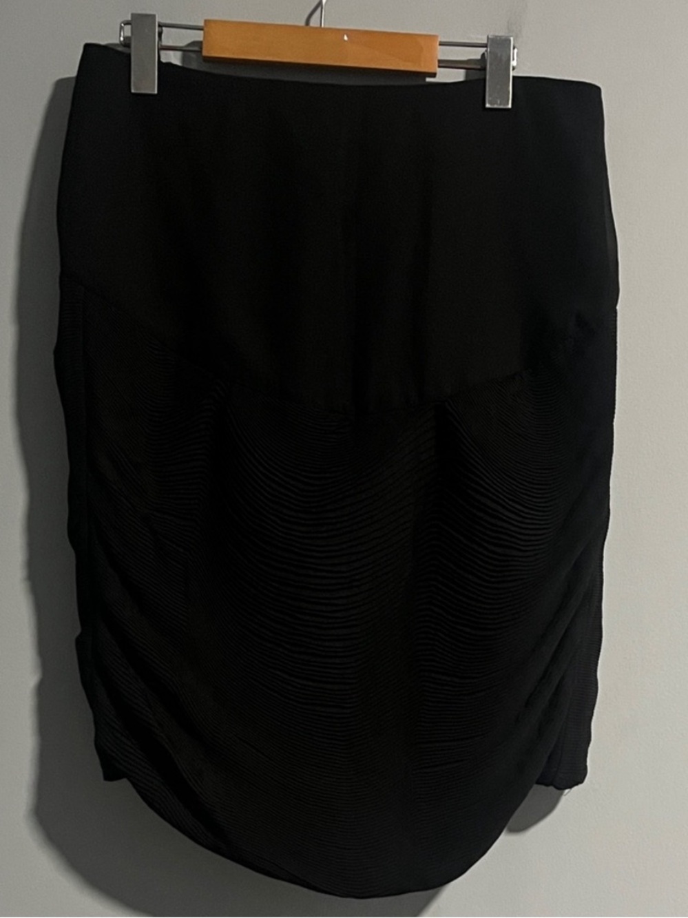 Stella McCartney Y2K Vintage Black Silk Blend Skirt